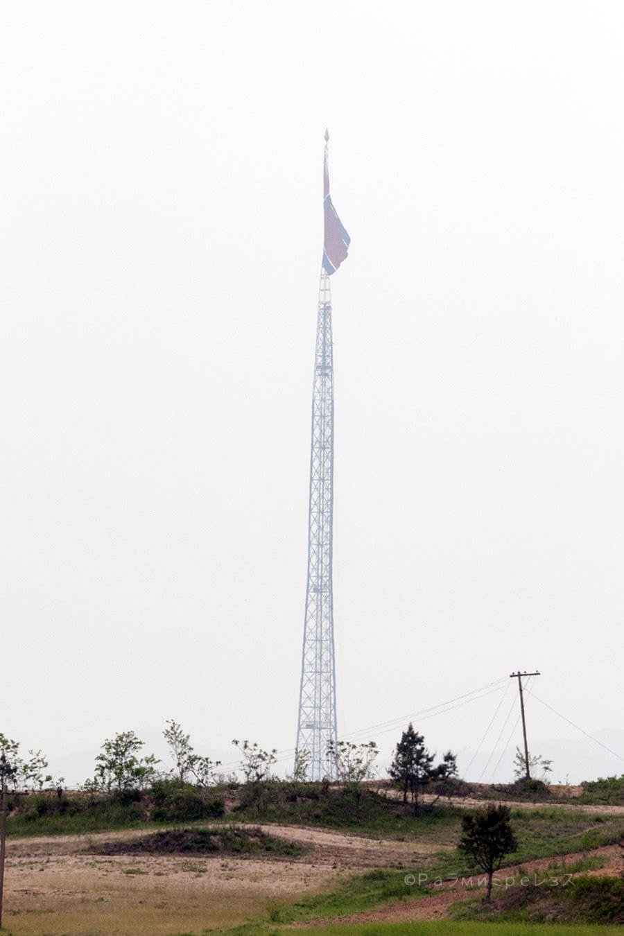 Kijongdong's flag, North Korea.